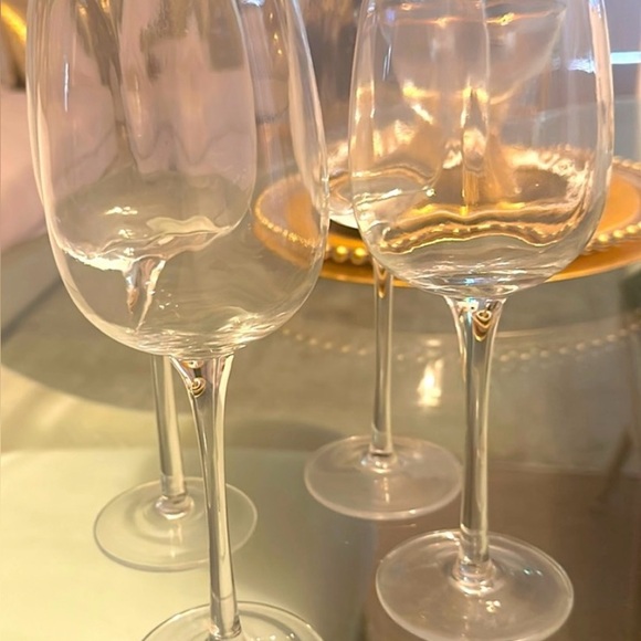 🍷Fun UNIQUE 1/2 wine glass 🍷(2) 1/2 wine glasses - Picture 6 of 6